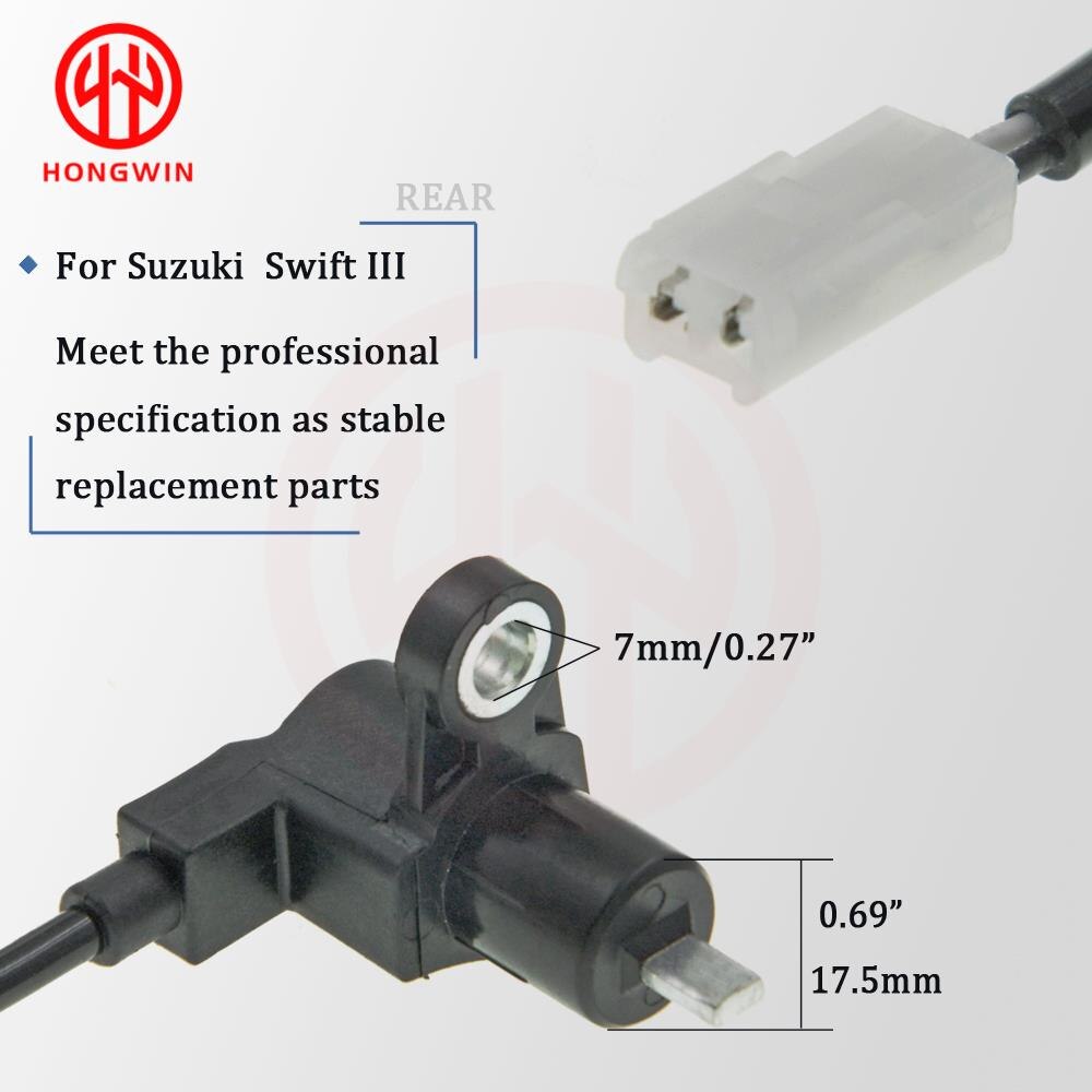 Abs-wielsnelheidssensor voor voor- en achterwiel links en rechts voor suzuki swift iii 05-15 oem 56320-62 j 01 56310-62 j 01 56220-62 j 01 56210-62 j 01