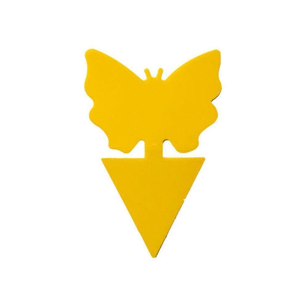 Collant insecte planche piège planche Double face jaune insecte planche bleu jardin imperméable planche en forme teinté fleur papillon: Butterfly shape