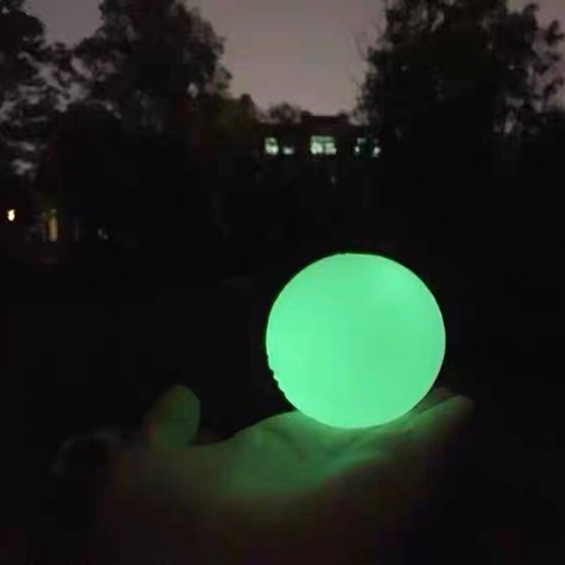 Pet Glowing Ball Dog Toy Pure Natural Rubber Outdoor Leakage Food Squishy Toys for Large Dogs Puppy Luminous Supplies