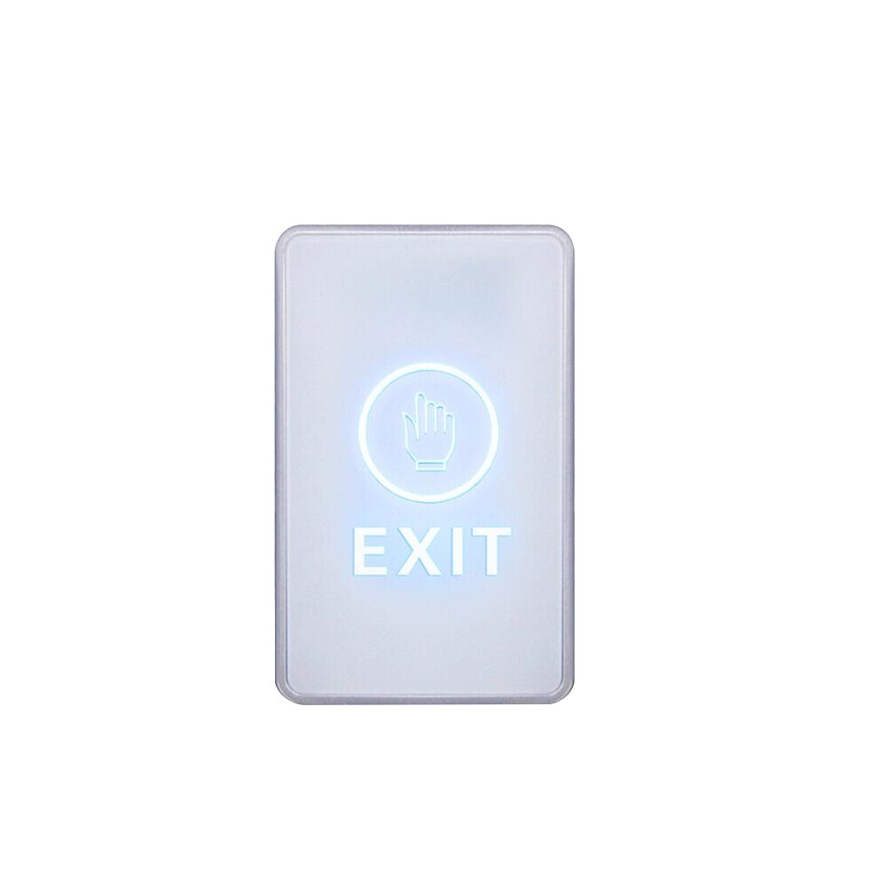NC/NO/COM Touch Backlight switch finger Touch release door open button exit switch touch button for Access Control System
