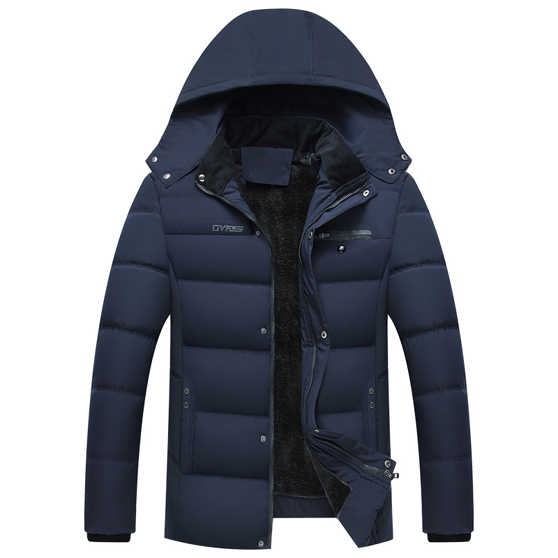 Giacca invernale da uomo  -20 gradi spessa calda da uomo casuale parka cappotto con cappuccio in mucchio giacche da uomo capispalla jaqueta masculina