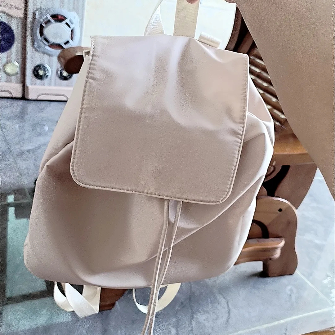 Korean Backpacks Women Portable Casual Large Capacity Laptop Nylon School Bags Multi-function All-match Travelling