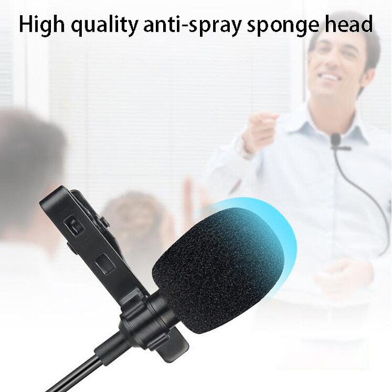 Mini Microfoon Lavalier Condensator Microfoon Met Type-C Plug Voor Android Ios Smartphone Usb Microfoon