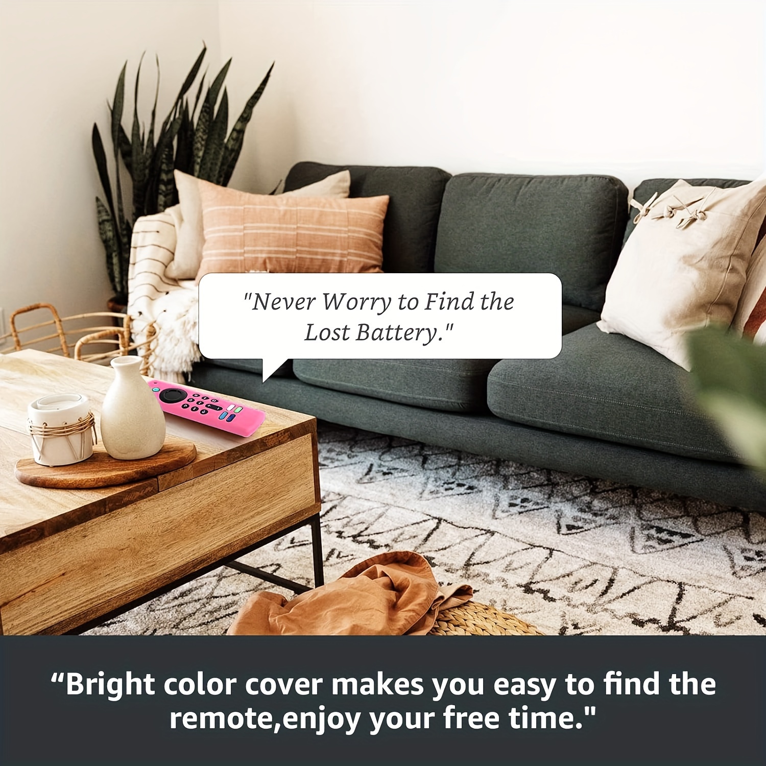 Silicone luminous remote control cover for Alexa Voice Remote (3rd Gen) L5B83G Release, Fire TV Stick 4K 2nd Gen )