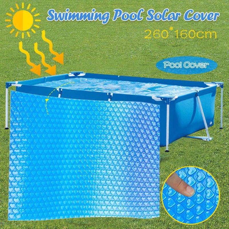 Frame Pool Cover Rectangular Swimming Pool Cover Rainproof Dust Cover U90B