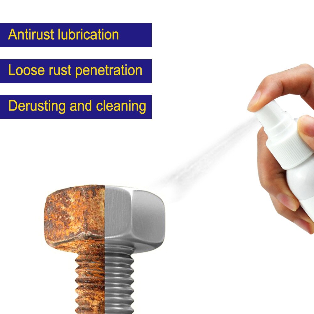 50ML Rust Converter Auto Wash Anti Corrosive Spray Paint For Cars Leathering Nozzle Windows Wheel Rust Remover