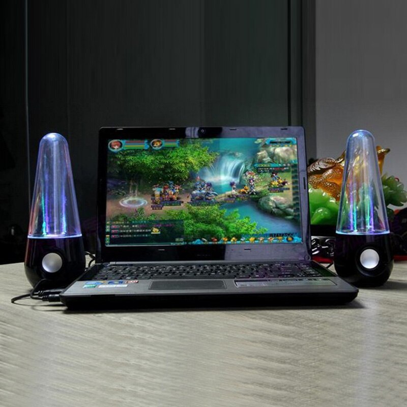Draagbare Draadloze Dancing Water Speaker LED Light Fontein Speaker Home Party