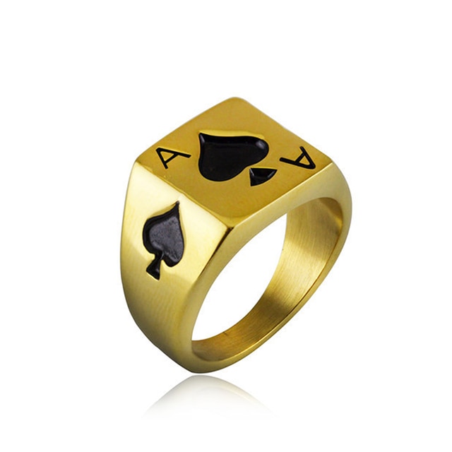 Anillos góticos Retro Para hombre y mujer, joyería de aleación de acero de titanio, color plateado antiguo, estilo Hip Hop, Rock: Zafiro