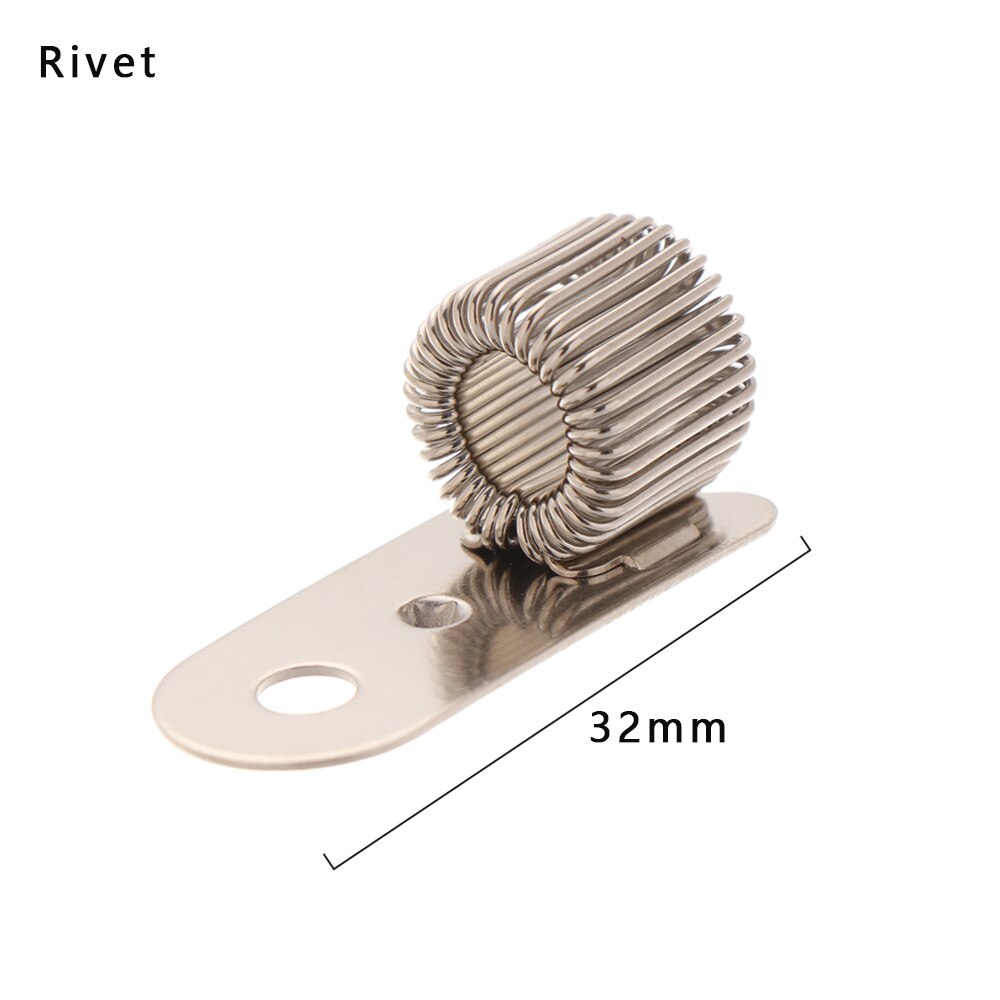 Single/Double/Triple Hole Metal Spring Pen Holder With Pocket Clip Doctors Nurse Uniform Pen Holders Clips Office School Supply: Rivet