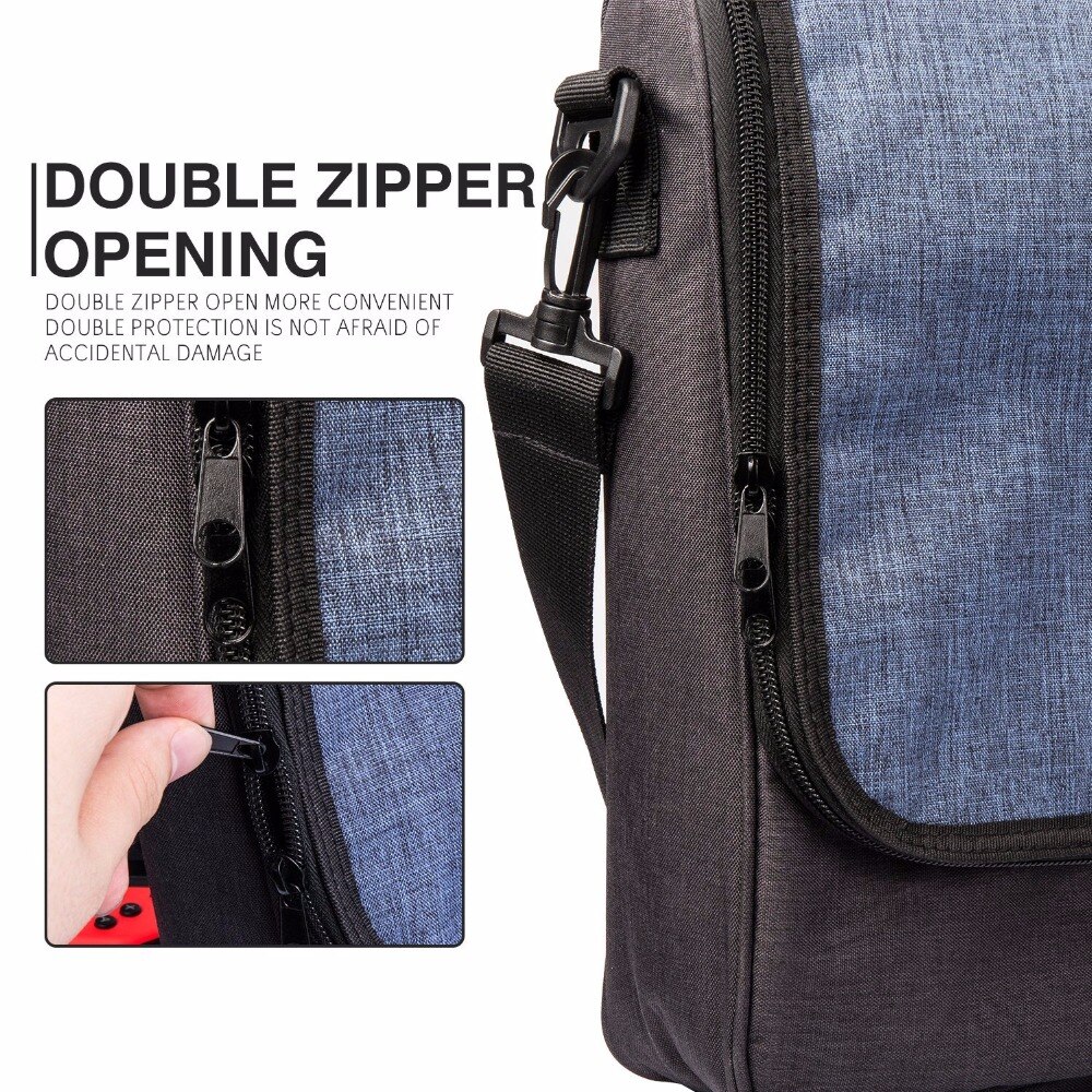 Messenger Bag For Nintendo Switch Travel Pouch Protective Waterproof Console Bag Accessories Storage for iPad