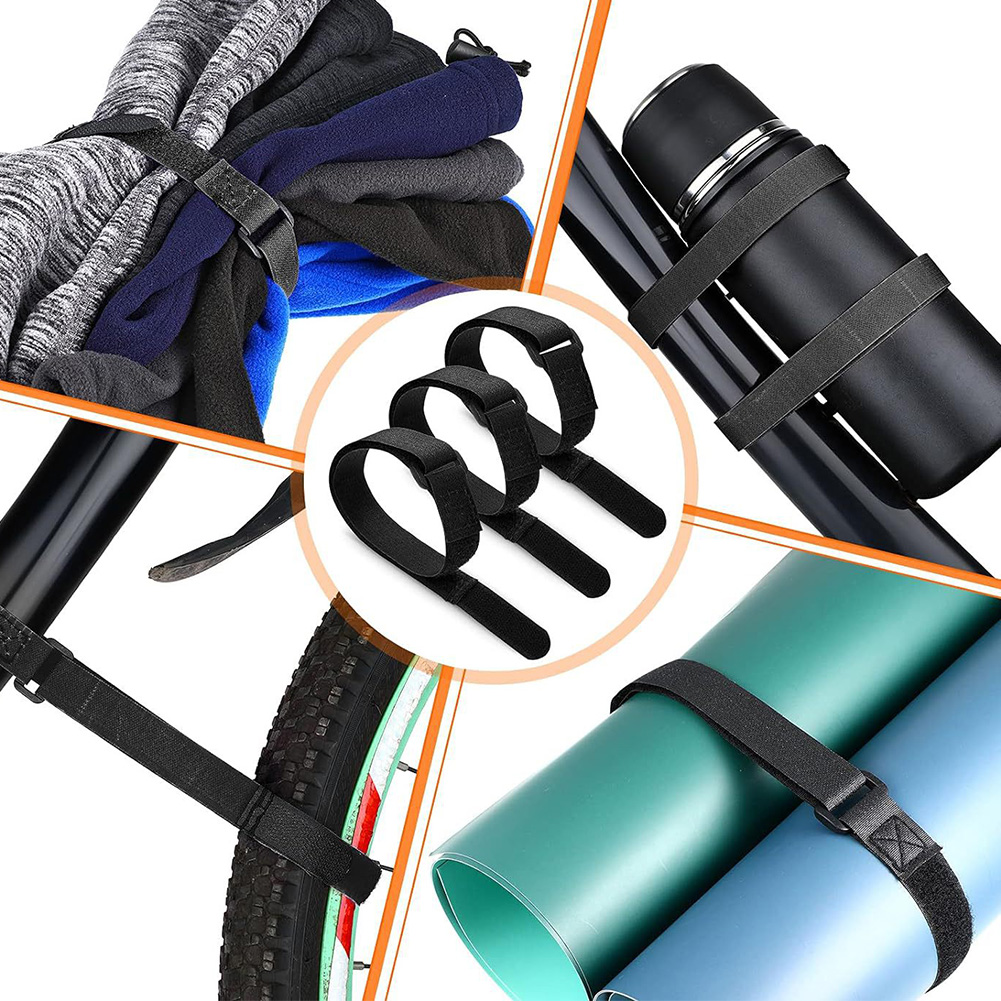 10 Pieces Bicycle Wheel Stabilizer Straps Reusable Bike Straps Bike Rack Tie Down Straps Bike Accessories for Transporting Bikes