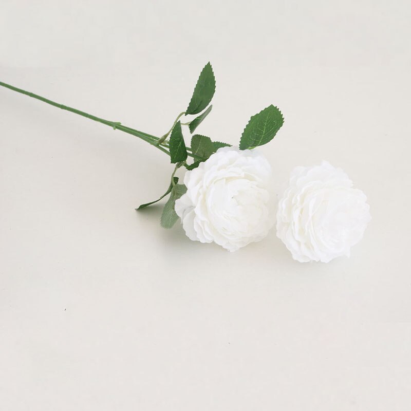 Zijde rose kunstmatige pioen roze bloemen kleine bud bruidsboeket home decoratie lange nep bloemen outdoor achtergrond decoratieve: 1