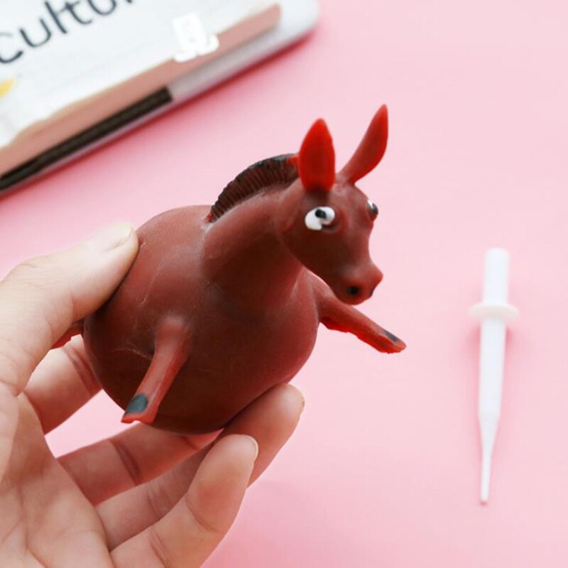 Nuovo Animale della Sfera Dell'onda Squishy TPR Lento Aumento Morbido Cinghie Simulazione Stress Relief Spremere Giocattolo Del Capretto Giocattolo Del Bambino divertente Regalo 6*5 CENTIMETRI: Horse