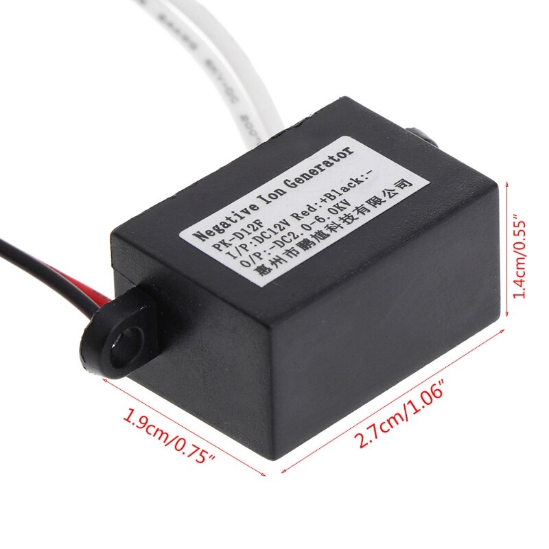 Kompaktowy generator jonów ujemnych jonów powietrza jonizator oczyszczacze odkurzacz samochód Dom narzędzie Dropship