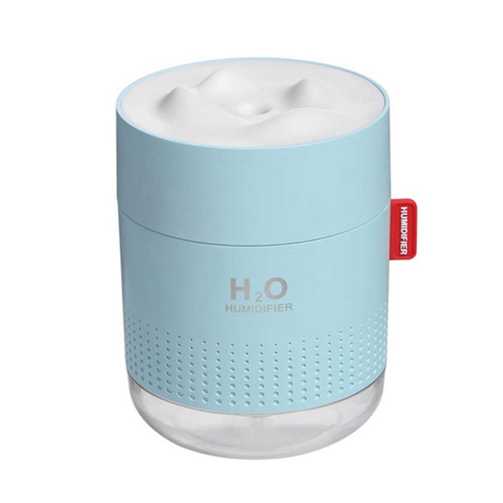 Ultrasonic Mini Air Humidifier 500ML USB Aroma Air Diffuser With Romantic Night Lamp Humidifier For Home Car: blue