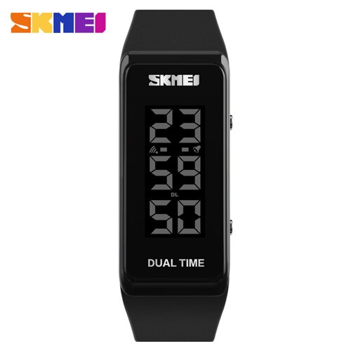 SKMEI Vrouwen Sport Horloges LED Elektronische Digitale Horloges Waterdichte Outdoor Sport Vrouwen Polsbandje Horloge