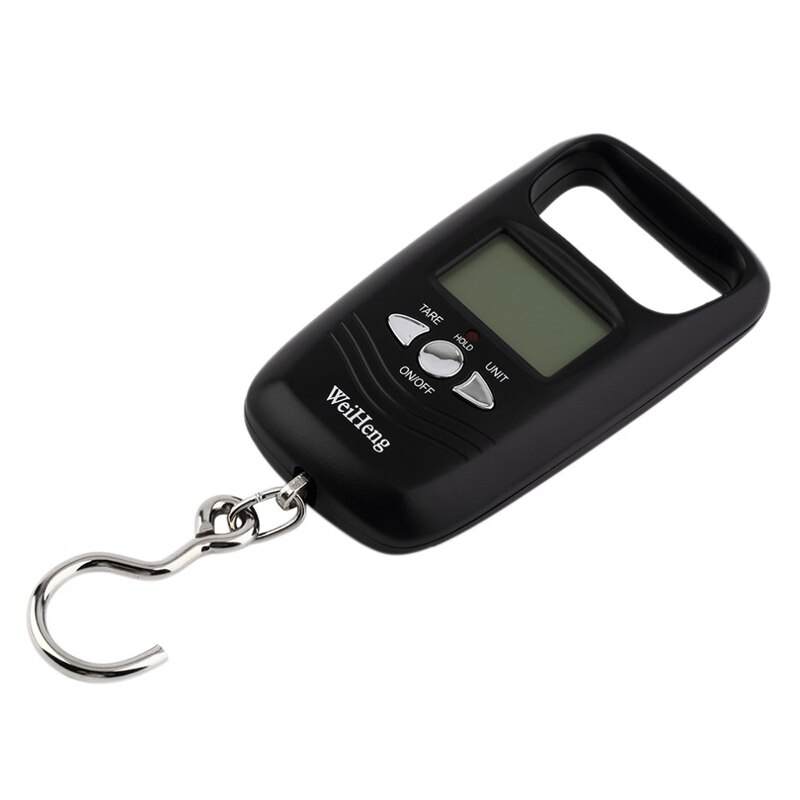Balanza Digital con gancho LCD de 50kg de doble precisión, Mini equipaje de pesca portátil, bolsillo, balanza electrónica de mano