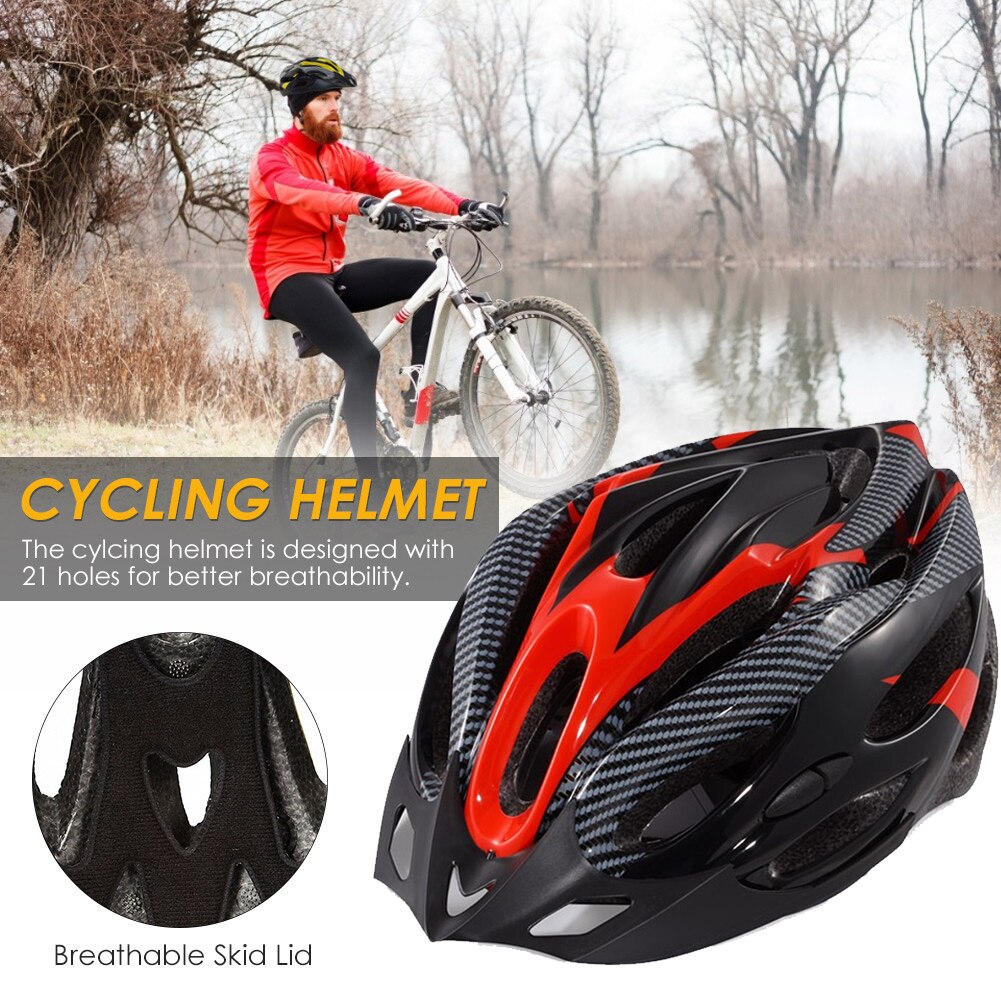 Cycling Safety Helmet Adjustable Brain Bucket Helmet Bike Skating Crash Helmet Breathable Skid Lid for Scooter Electric Bike