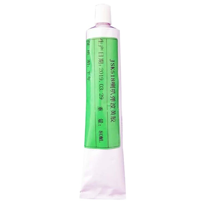 Lautsprecher Reparatur Kleber 80ml für Horn Rissbildung Entschleimung Staub Papier Kegel Bindung Papier Tablett Gummi Rand Tuch Gelb