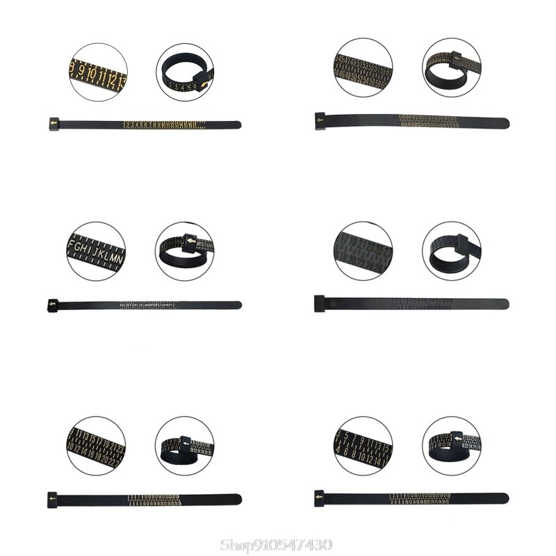 Doigt de mesure anneau Standard cercle US/Hong Kong/japon/Europe/royaume-uni ruban règle bijoux accessoire mesure jauge outil D30 directe