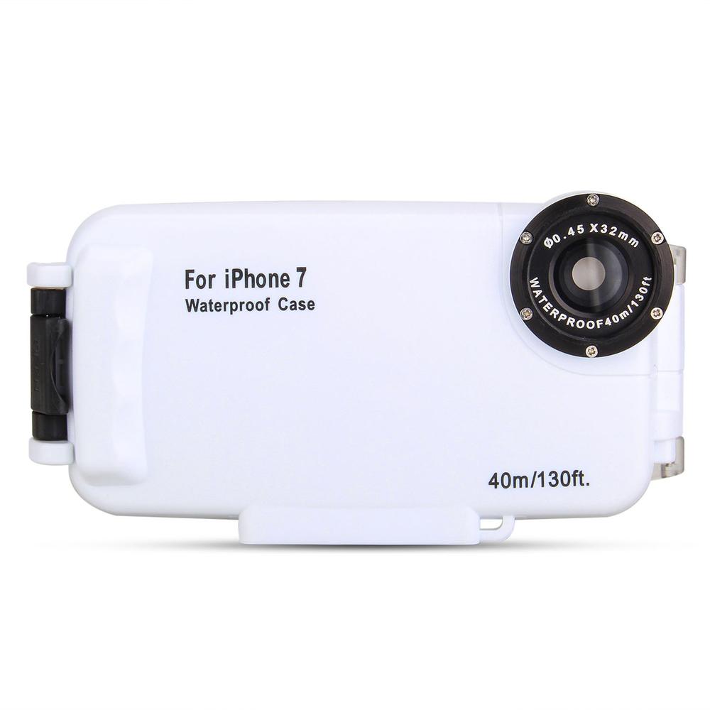 Meikon easydives 40 m/130ft boîtier étanche sous-marin étui pour iPhone 7 blanc étanche caisson étanche couverture pour iPhone 7