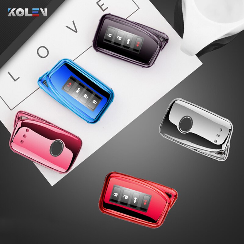 Soft TPU Car Remote Key Case Cover For Lexus NX GS RX IS GX LX RC ES 200 250 350 LS 450H 300H RX250T Car Styling Accessories Fob