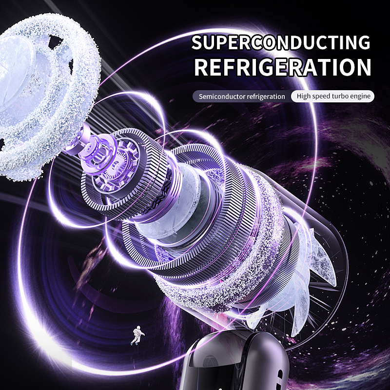 Mini ventilador de refrigeración portátil, ventilador de mano con pantalla LED y linterna, ventilador de refrigeración con batería recargable USB de 100 velocidades y 3000mAh