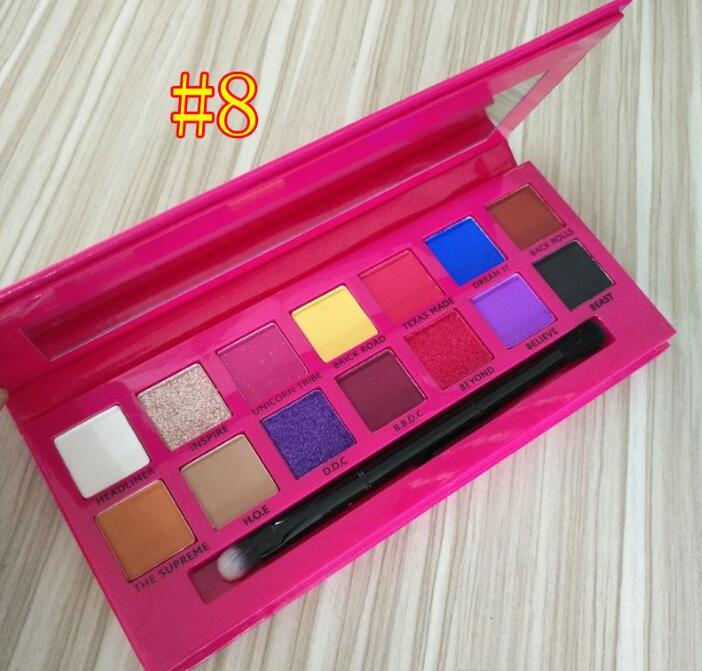 Carli Bybel Rivieras Palet Alyssa Rose Rode Oogschaduw Palet 14 Kleuren Matte Geperst Zachte Glam Modern Palet 12 kleur: alyssa