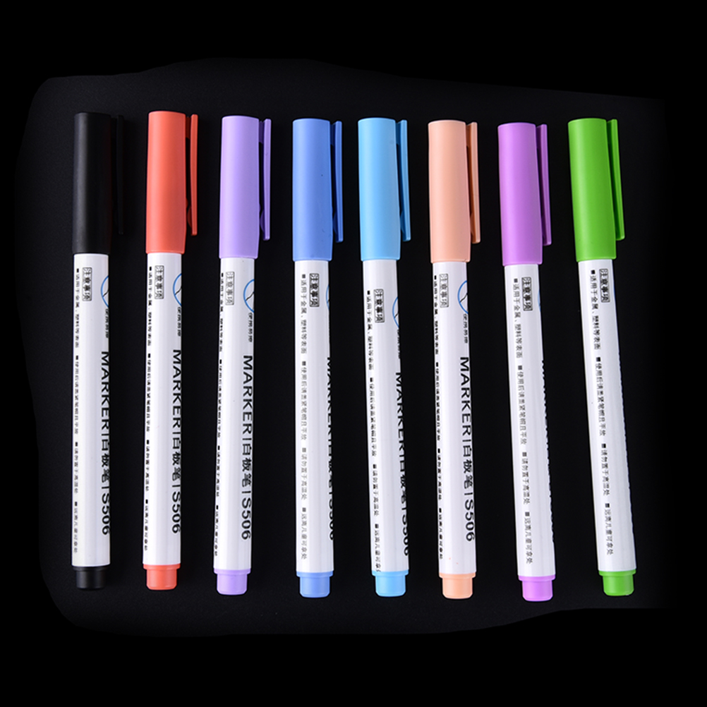 White Board Marker Pen Set Erasable Whiteboard Pen Stationery Office School Drawing Supplies 12/8 Colors: 8 color set