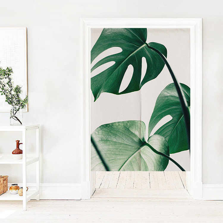 Modern blad dörr gardin vardagsrum sovrum jalusi gardin noren japansk gardin entré feng shui dörr gardin
