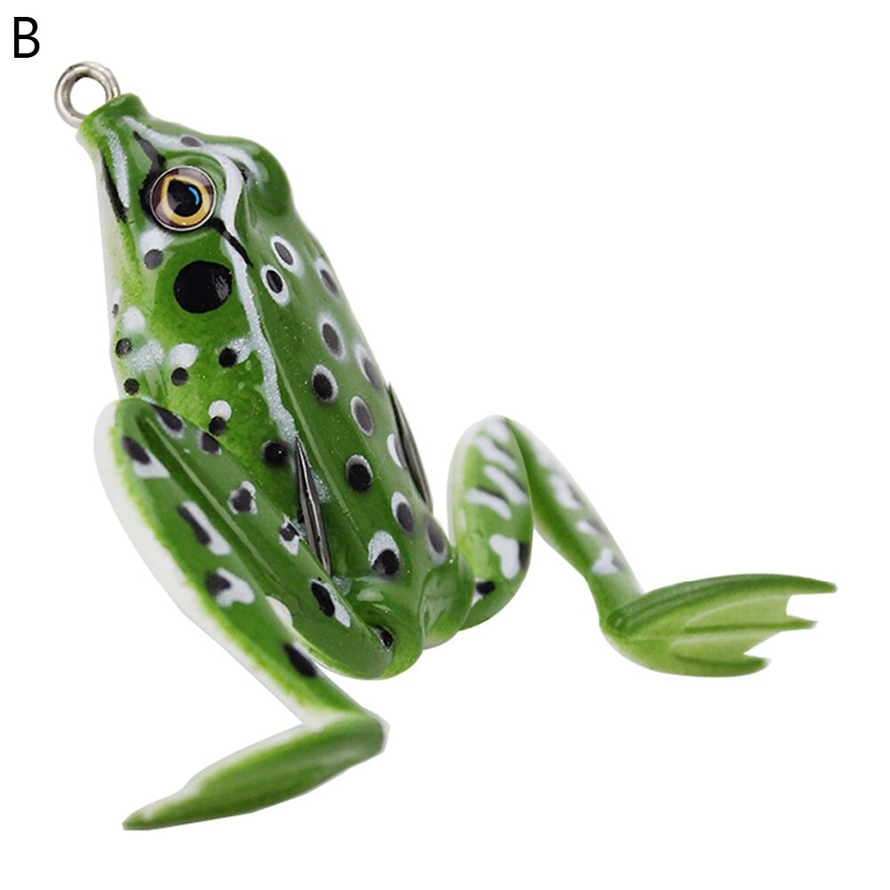 5cm Artificial Frog Shape Fish Lure Bait Outdoor Fishing Tackle Tools Accessory: B