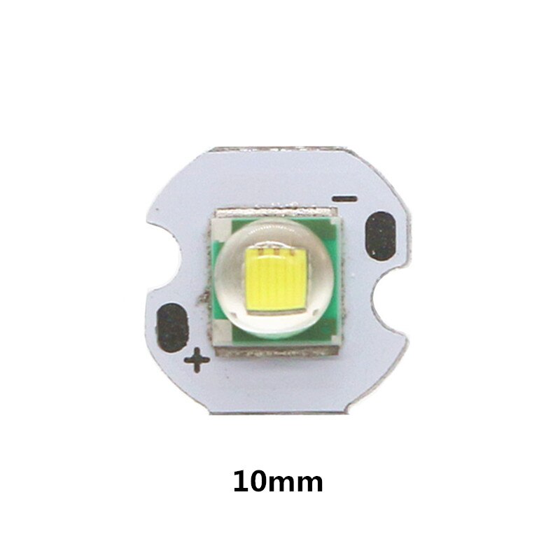 1/5/10/20/50/100 pcs 1-3W LED Beads High power 5050 45mil Emitter Chip 3.2-3.4V LED Cree chips With 10mm 16mm 20mm PCB LED Lamp: 10mm / 20pcs