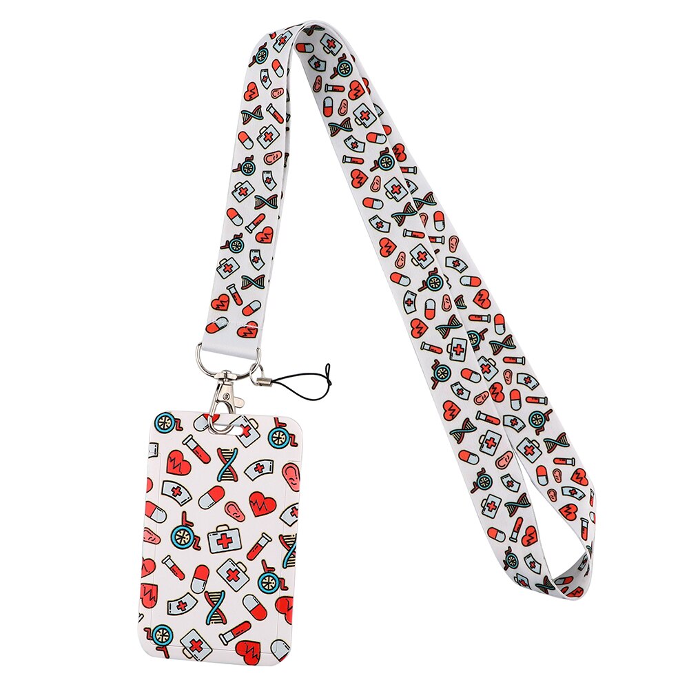 CB256 estudiante enfermera Doctor insignia Clip dibujos animados Tarjeta De Nombre de identificación titular de la insignia accesorios