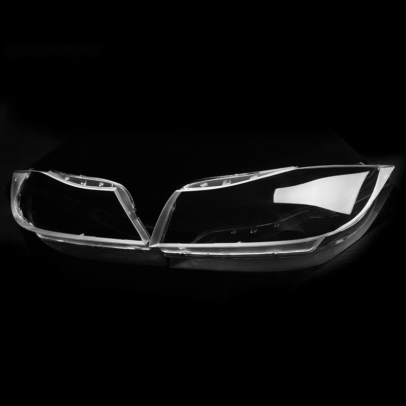 1 Pair Car Xenon Headlight Glass Lamp Lens Cover for BMW 3 E90 E91