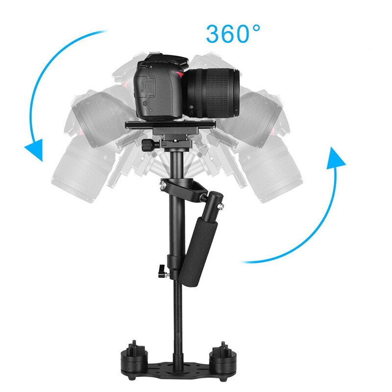 Estabilizador de mango S60 para fotografía y vídeo, estabilizador de mano de aleación de aluminio, Steadycam DSLR para videocámara Steadycam DSLR
