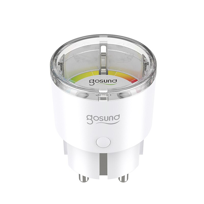 Tuya Gosund – prise intelligente WiFi, adaptateur ue 10A 220V, télécommande vocale sans fil, moniteur d&#39;alimentation, minuterie, pour Alexa Google Home