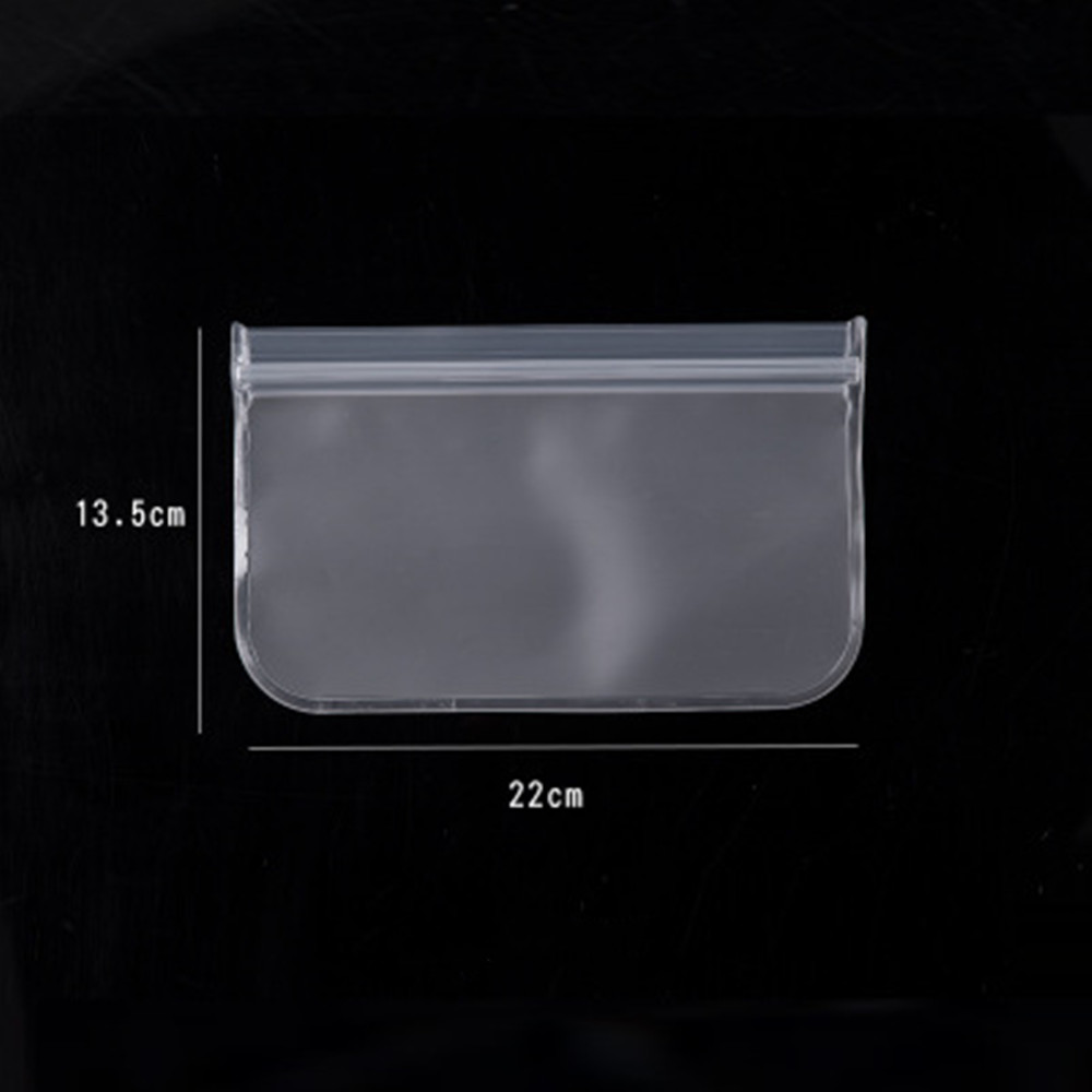 1 pcs Herbruikbare EVA Voedsel Opbergtas Koelkast Voedsel Opbergtas Groente-en Verzegelde Zak Keuken Organizer Komen: Licht Geel