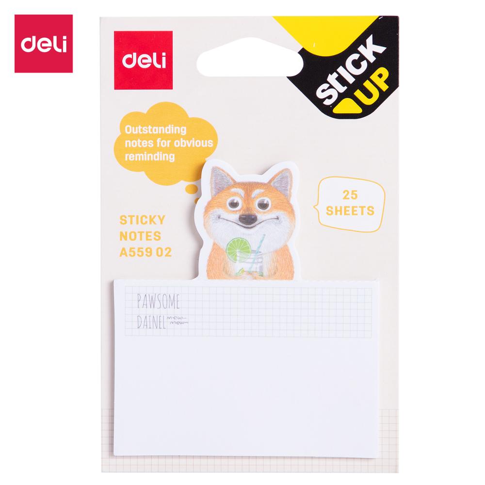 DELI EA55902 Sticky Notes Student Message Stickers 3 Bags/Lot N Times Memo Pad Post It Sticker School Supplies Writing Pads