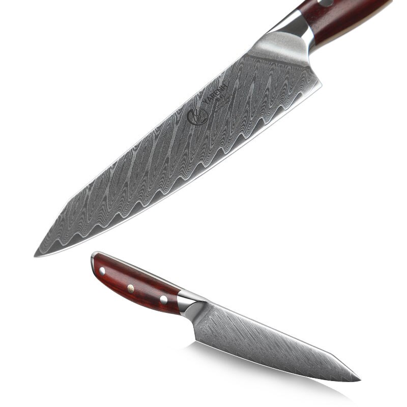 YARENH – couteau utilitaire de 5 pouces, 67 couches d'acier damas à haute teneur en carbone, couteaux de cuisine universels de , meilleur de Chef