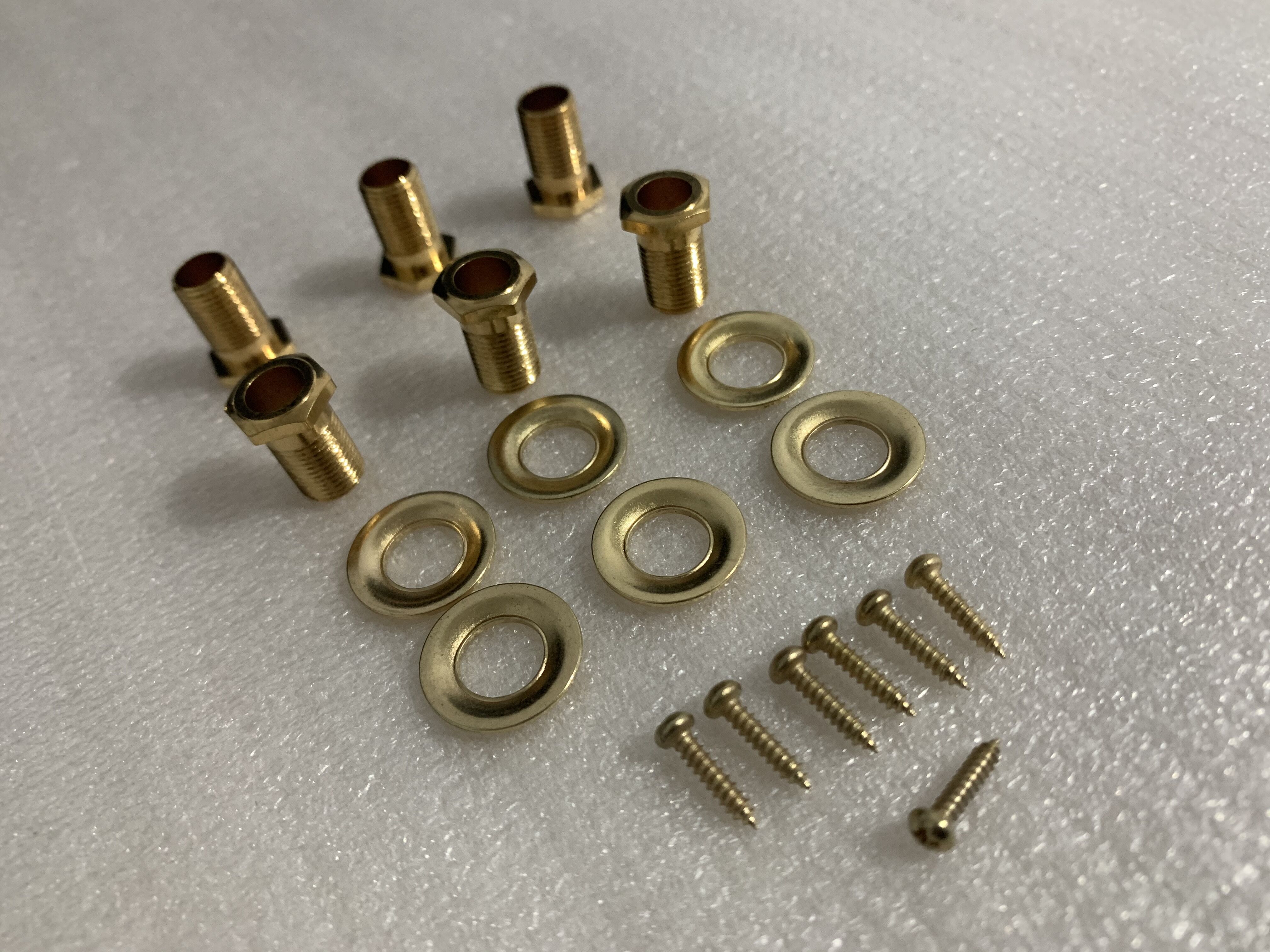 Genuine Set of (3L+3R) Machine Head/Tuners Gold Color for Electric Guitars Made in Korea