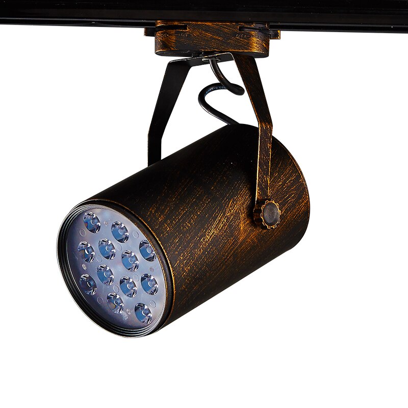 3 w 7 w 12 w 18 w LED Track Lichten Smeedijzeren Plafond Lampen Kleding Bar Spotlight Industriële Amerikaanse stijl Staaf Spot Verlichting