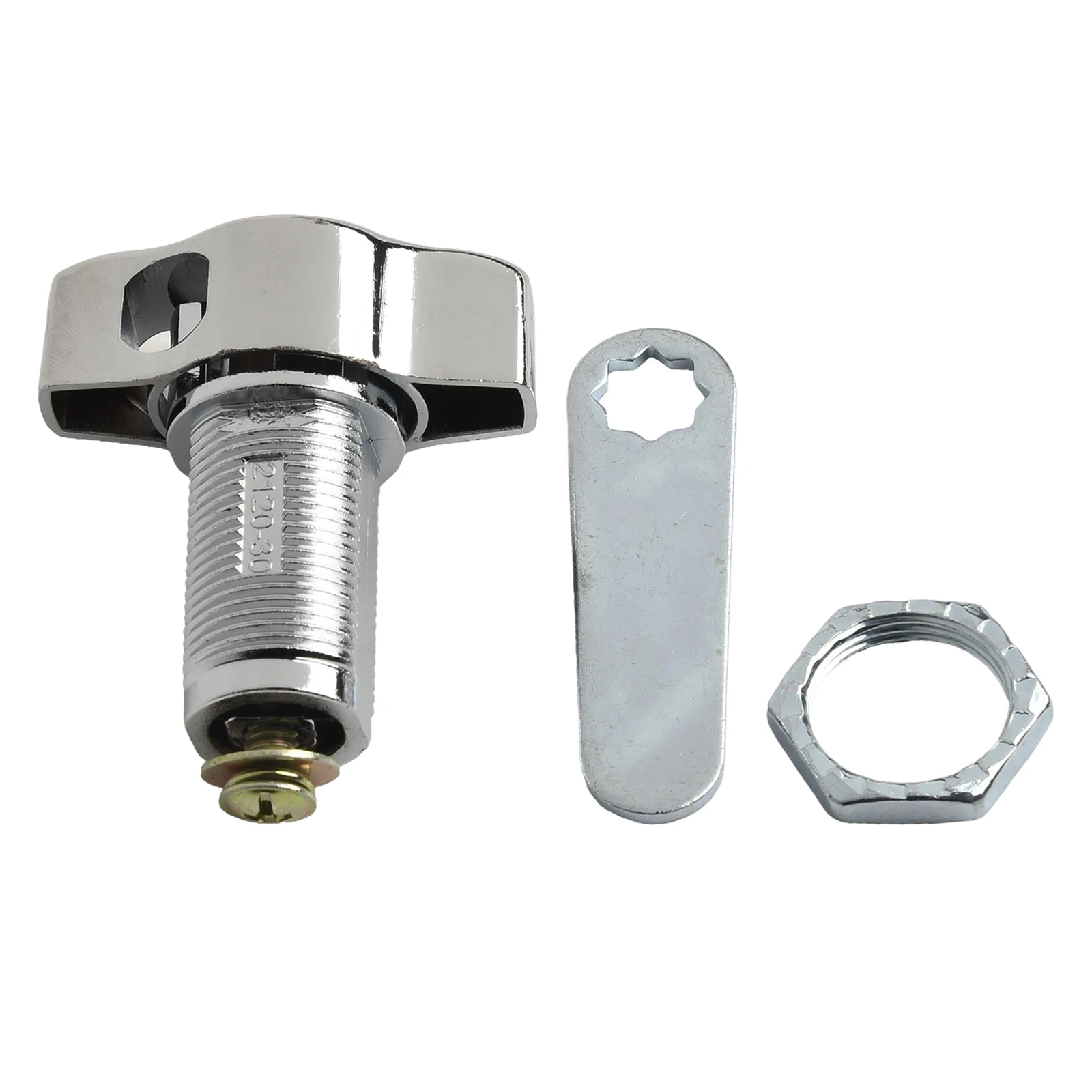 Cerradura de leva para armario, candado para puerta de armario, aleación de Zinc sin llave, buzón, cerradura para puerta de armario, herrajes para muebles, 16/20/25/30mm