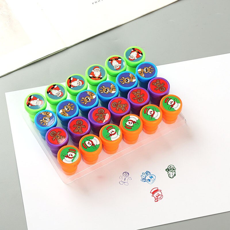 Creatieve 26 Stks/set Brief Digitale Kinderen Postzegels Speelgoed Diy Kleurrijke Cartoon Brief Digitale Stempel Craft Onderwijs Leren Speelgoed