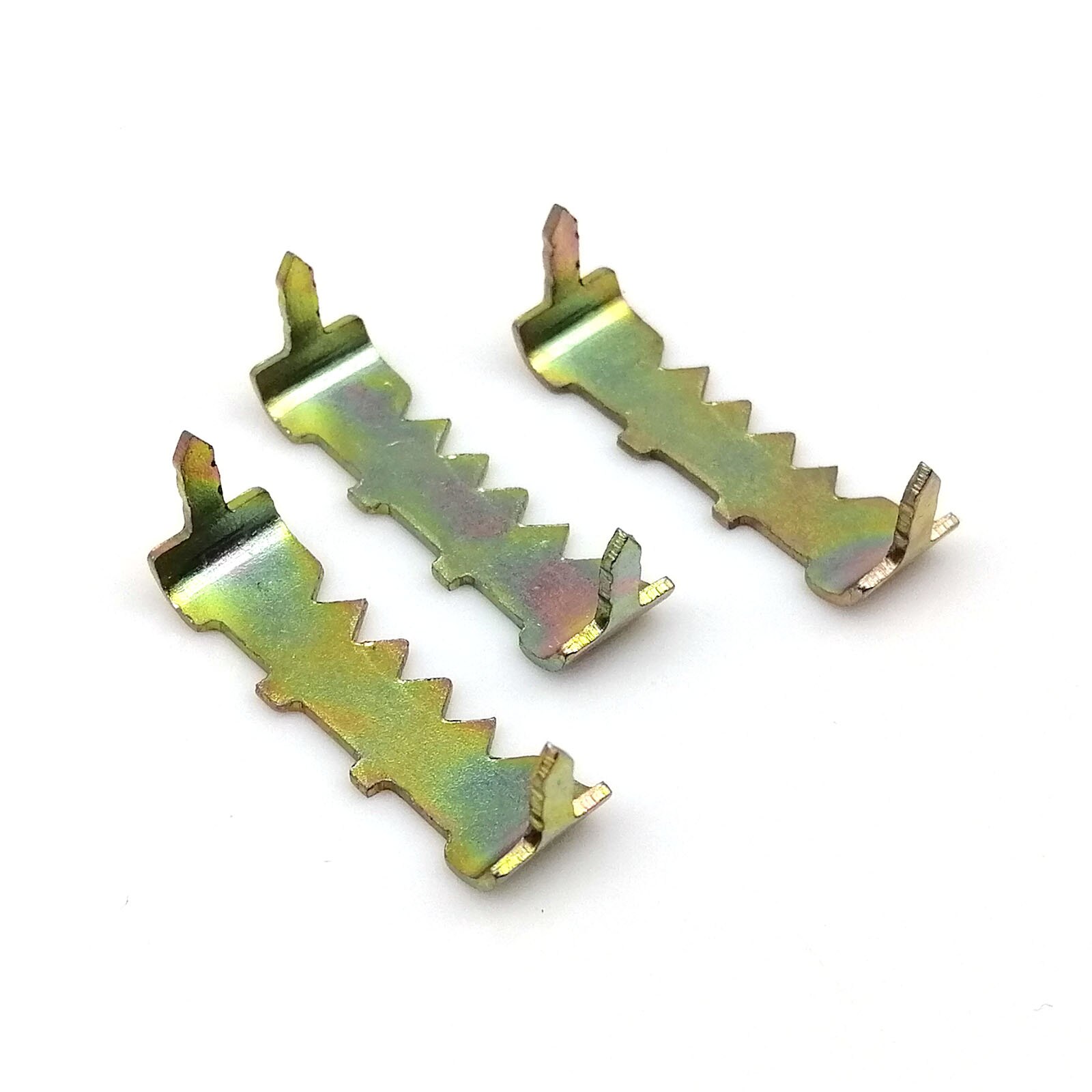50 Stuks Saw Tand Zaagtand Meubels Corner Edge Vaste Picture Frame Hanger Opknoping Foto Schilderij Spiegel Haak Geen Nail Schroef 1 Inch