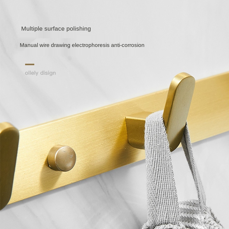 Gold Brushed Robe Hook Coat Hook Towel Hanger Wall Hooks Bathroom Hardware Hook Door Hooks