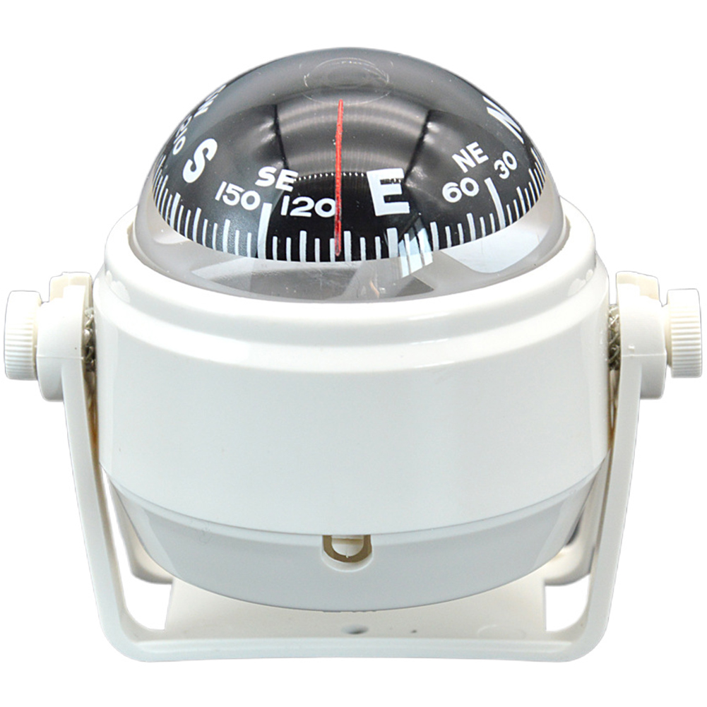 Ball Shaped Sea Pivoting Marine Boat Compass with Dial Sea Marine Electronic Compass Splashproof Boat Caravan Truck Car Compass: black