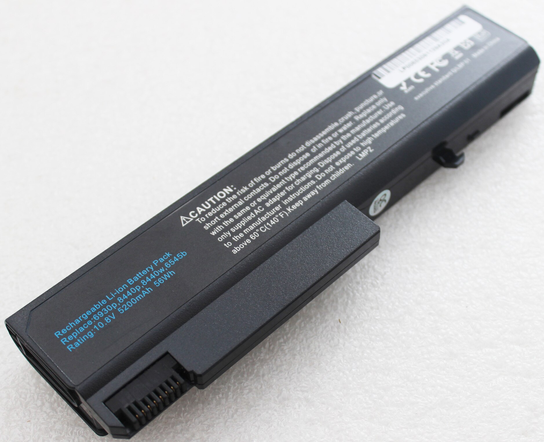 Akku hp compaqille 6530b 6535b 6730b 6735b elitebook 6930p 8440p 8440w 6440b 6445b 6540b 6545b kannettava tietokone 458640-542 hstnn -ub68