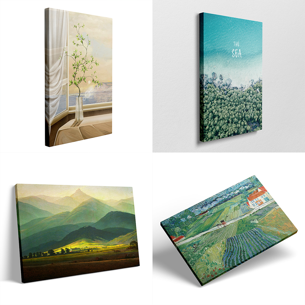 30X40 40X50 50X70 60X90 Canvas Frame Houten Frames Houten Foto Olieverf canvas Diamant Schilderij Frames Canvas Houten Muur
