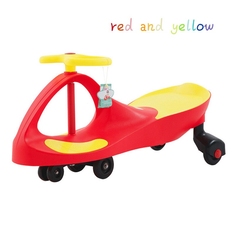 Kinder twist auto schaukel auto upgrade slide slide baby yo auto baby walker anti-rollover freizeit auto