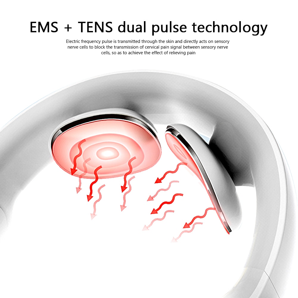 Diozo Elektrische Remote Smart Nek Schouder Stimulator Pijnbestrijding Pulse Ontspanning Cervicale Therapie Nek Massage Instrument